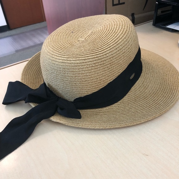 Accessories - Scala Women's Paper Braid Hat with Dimensional Brim